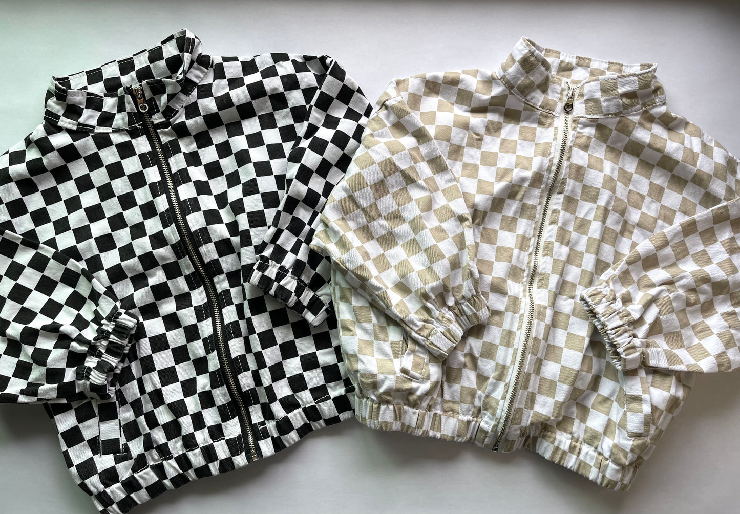 Checkerboard Light Jacket