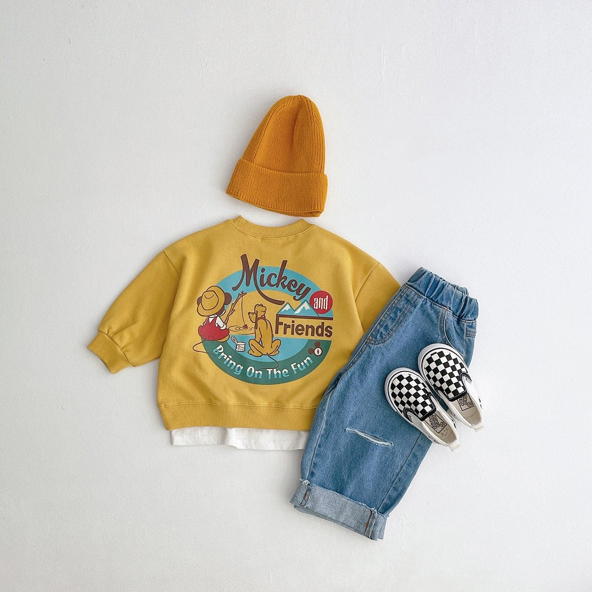 Mickey Fishing Sweatshirt