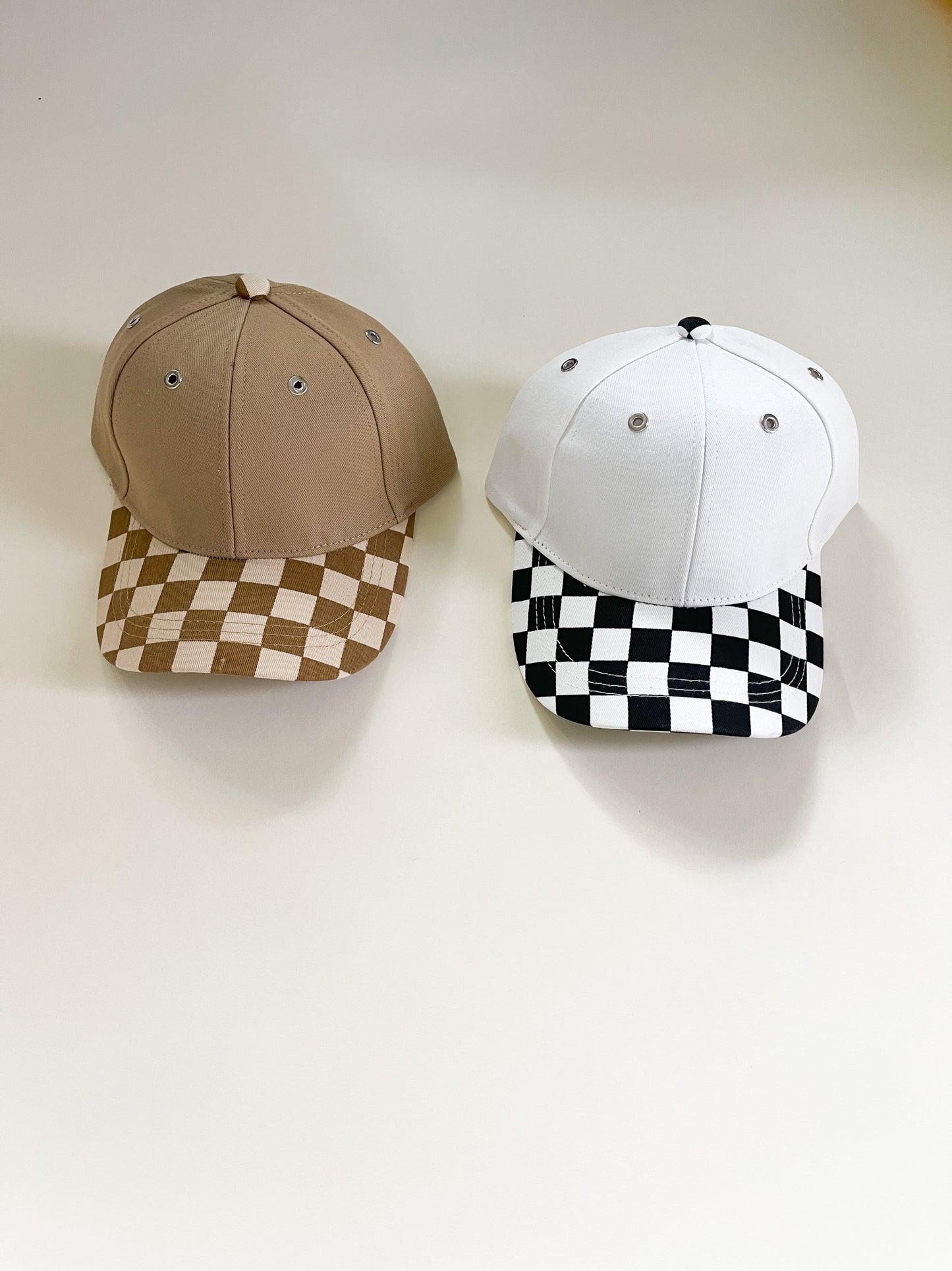 Checkered hats