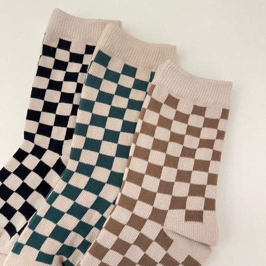 Checkered Sock Set